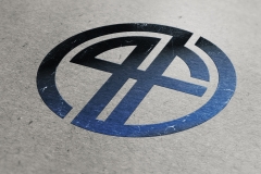 PF cardboard logo